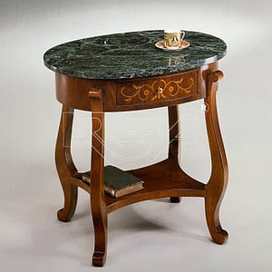 Tavolino con piano in marmo