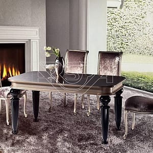 Tavolo allungabile sagomato